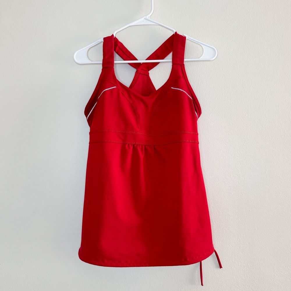 Athleta Horizon Tank Top in Red